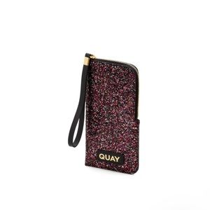 ZIP CASE Color Black Glitter/Gold